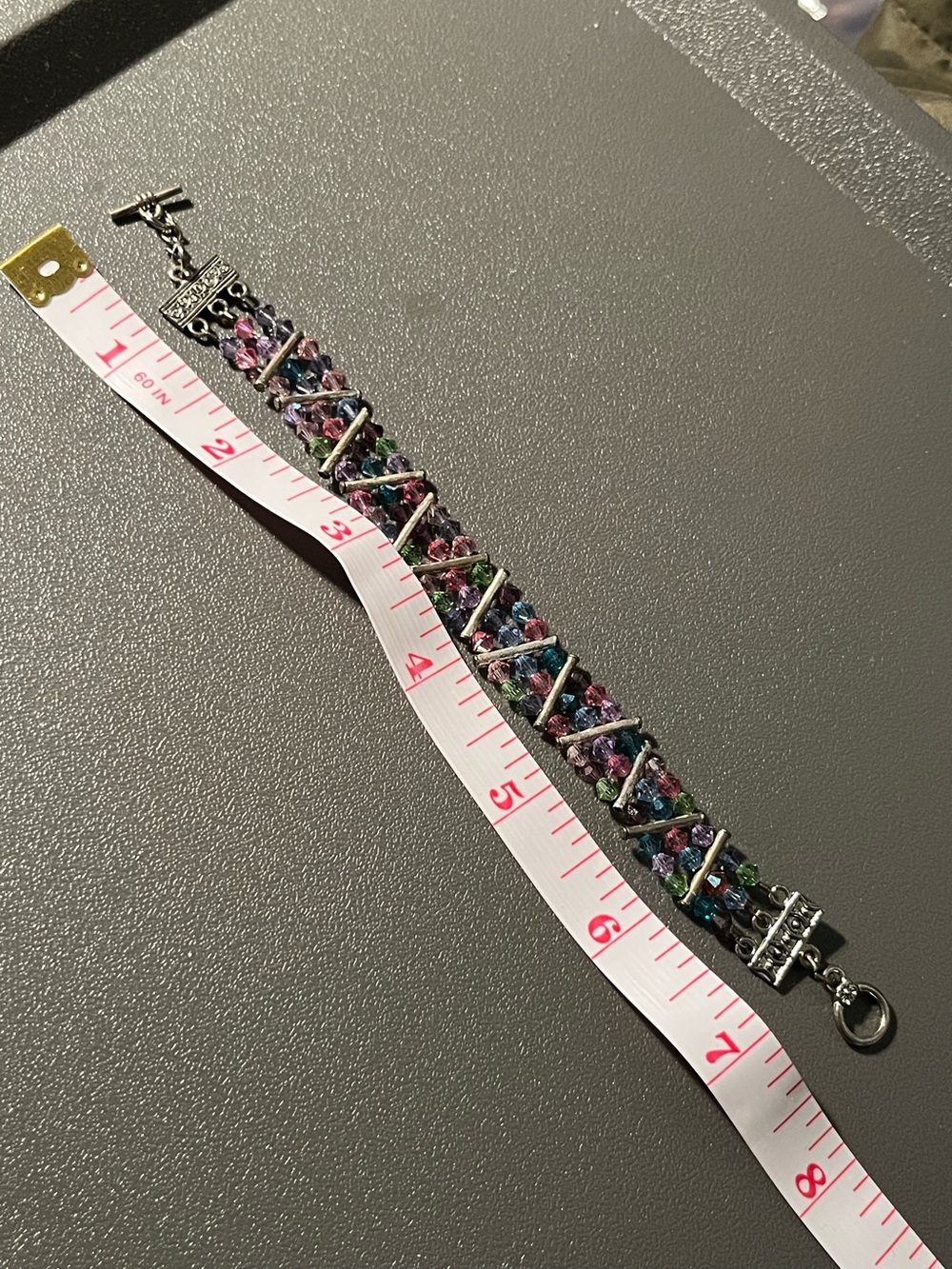 Multicolor Beaded Wrap Bracelet